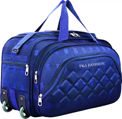 P&A Fashion (Expandable) Duffel luggage trolley travel heavy duty premium bag Duffel With Wheels (Strolley)