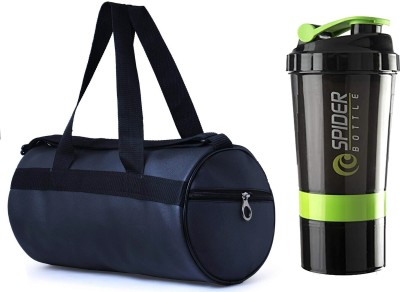 COOL INDIANS (Expandable) Trendy Gym Bag with Shaker Bottle Combo Pack for Men & Women Gym Bag Combo Kit Gym Duffel Bag