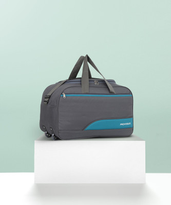 PROVOGUE (Expandable) PRO-24INCH Travel Waterproof Polyester Lightweight luggage with 2 Wheel Duffel With Wheels (Strolley)
