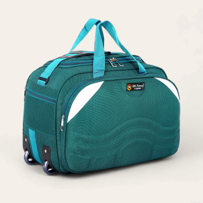 s k fancy (Expandable) B1-FM-GREEN Duffel With Wheels (Strolley)
