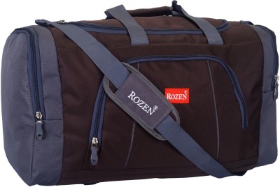 Rozen (Expandable) 60 Liters 22 inch Brown Heavy Dutty Travel Luggage Bag Duffel Without Wheels