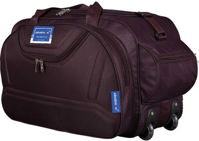 ARMENION (Expandable) Epoch-70L Duffle Strolley Bag - Duffle Bag Purple Duffel With Wheels (Strolley)