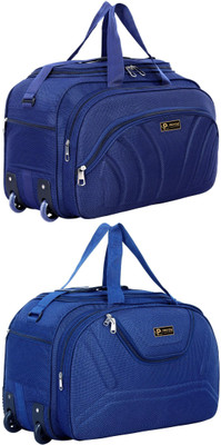pryde (Expandable) @AL1-NBLUE & AM-NBLUE_@ Duffel With Wheels (Strolley)