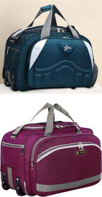 pryde (Expandable) @ASTT-L & TOR1-PURPLE_@ Duffel With Wheels (Strolley)