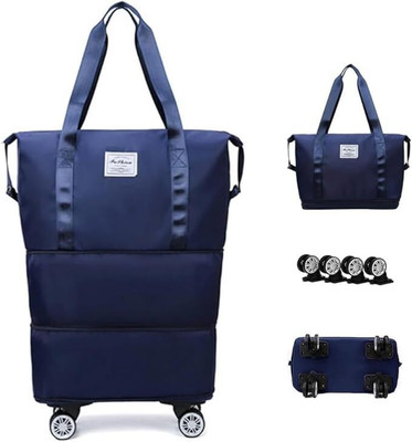 LOGGIN (Expandable) Rolling Duffle Bag with Wheels, Expandable Foldable Duffle Bag with Wheels Duffel With Wheels (Strolley)