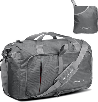 Travalate (Expandable) Foldable Travel Duffle Bag with Separate Shoe Compartment & Adjustable Strap Duffel Without Wheels