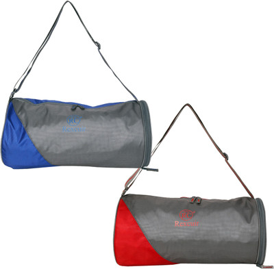 RC REXCUIR (Expandable) Combo Gym Bag with Shoe Compartment Combo Set, Gym Bag For Men and Women Gym Duffel Bag