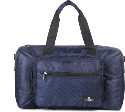 The CLOWNFISH Rebecca Series 25 litres Polyester Convertible Duffle Bag Sling Bag (Navy Blue) Duffel Without Wheels