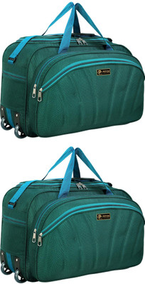 pryde (Expandable) @AL6-GREEN & AL6-GREEN_@ Duffel With Wheels (Strolley)