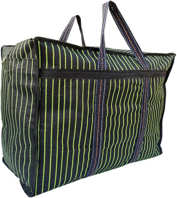E SAP (Expandable) Multipurpose Extra Large Big Heavy Duty Storage Reusable Canvas Shopper Bag Duffel Without Wheels