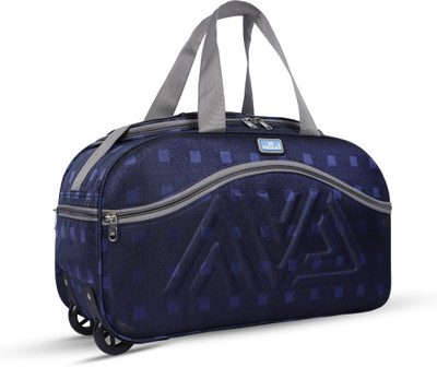 MEDLER (Expandable) Rio Duffle Bag | Waterproof Strolley Duffle Bag | 2 Wheel Duffel Bag Duffel With Wheels (Strolley)