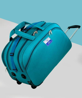 WE TRAVEL 20 inch Travel Duffle Trolley Bag Luggage Cabin Waterproof Duffel With Wheels (Strolley)