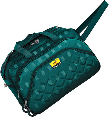 Inte Enterprises (Expandable) 60L Fabric Travel Duffle bag Duffel With Wheels (Strolley)
