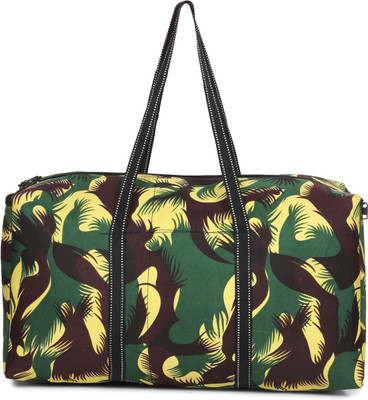 Turtulsgroup (Expandable) TT Turtuls Group Travel Duffels Bag Army Design Yellow,Green,Brown Man & Woman Duffel Without Wheels
