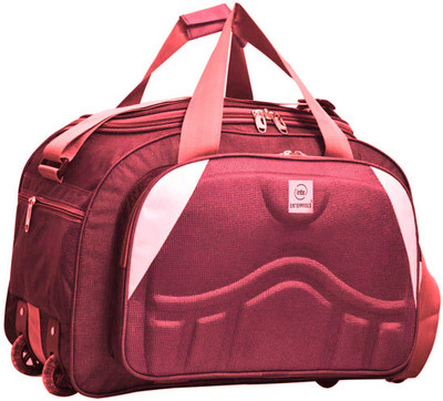 Inte Enterprises (Expandable) 60L Fabric Travel Duffle bag Duffel With Wheels (Strolley)