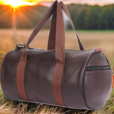 JairaJ Sports Bag for Men and Women, Travel Duffel Bag with Shoulder Strap 15 L Backpack(Brown)