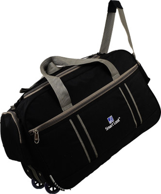 Smartlook (Expandable) New_Large 50 L Duffel With Wheels (Strolley) - Pack of 1 (Black) Duffel With Wheels (Strolley)
