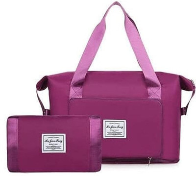 PRANCING UNICORN (Expandable) Expandable Large Capacity Folding Bag, Travel Waterproof Carry Travel Bag Duffel Without Wheels