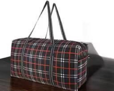 RKPoint Duffel-Rani-chek-Black Duffel Without Wheels