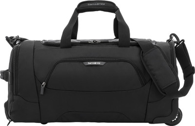 SAMSONITE ALBI N5 WHEEL DUFFLE 55CM-BLACK/GREY Duffel With Wheels (Strolley)