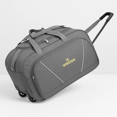 WROGN (Expandable) Premium 55L Unisex Luggage Bag For Tours & Travels Duffel With Wheels (Strolley)