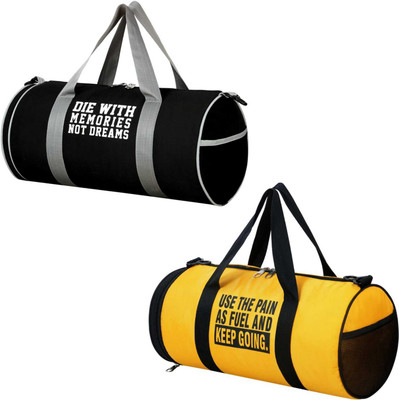 MR Collection combo of water resistant premium quality gym bag with separate shoe compartment Gym Duffel Bag