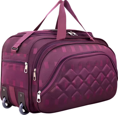 KNSE (Expandable) Travel Duffle Bags Trolley Wheels Luggage Bag Duffel With Wheels (Strolley)