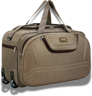 alias 56 cm Polyester & Synthetic softsided Duffel Strolley Travel bag 2 Wheels Duffel With Wheels (Strolley)