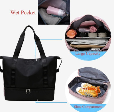 IMMUTABLE (Expandable) Best Travel Bag Expandable, Large Capacity Folding Travel Bag PMX2 Duffel Without Wheels