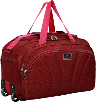 NOOR STAR (Expandable) Unisex Polyester Expandable Travel Duffel Bag with 2 Wheels Duffel With Wheels (Strolley)