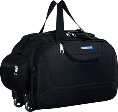 LUGZY (Expandable) M-BLACK_20 Duffel With Wheels (Strolley)
