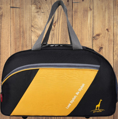 Giraffe (Expandable) Stylish Trendy Cabin Size Duffle Bag H106 Duffel Without Wheels