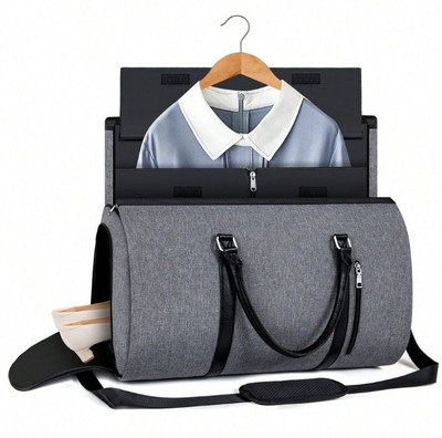 Upperkart (Expandable) Duffle Grey black 45L Duffel Without Wheels