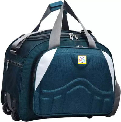 ZOZO (Expandable) ZO_DB_PEACOCKGREEN_005 Duffel With Wheels (Strolley)