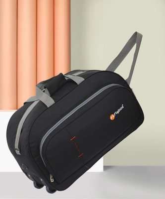 Flyinza (Expandable) Hand Duffel Bag-Light Weight With Solid Large Space Duffel With Wheels (Strolley)