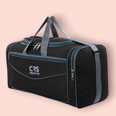 CRS CREATIVE (Expandable) Stylish Light Weight High Quality Duffel Bag/Travel Bag/Luggage Bag Duffel Without Wheels