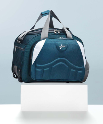 Astro (Expandable) Nylon 55 litres Waterproof Strolley Duffel Bag- 2 Wheels - Luggage Bag Duffel With Wheels (Strolley)
