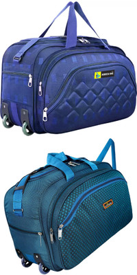 Inte Enterprises (Expandable) the super premium heavy duty lightweight luggage bag Duffel Strolly Bag Duffel With Wheels (Strolley)