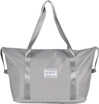 Cottage (Expandable) Foldebal Light Grey Bag Duffel Without Wheels