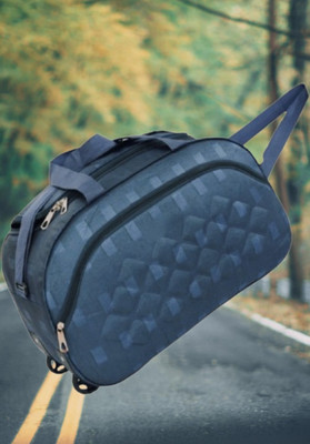 K.S ENTERPRISES (Expandable) Fabric Travel Duffel Bags for Men and Women Duffel With Wheels Duffel With Wheels (Strolley)