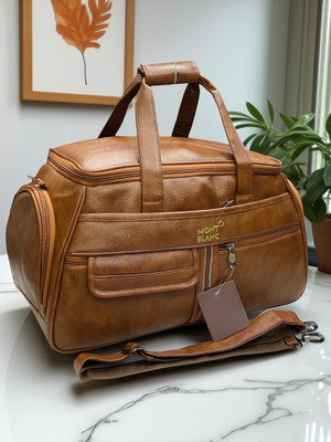 Haya TRAVEL BAG TAN Duffel Without Wheels