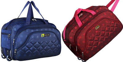 REBECCA 20 inch/50 cm (Expandable) Effortless style meets practicality in our duffel bags. Duffel With Wheels (Strolley)