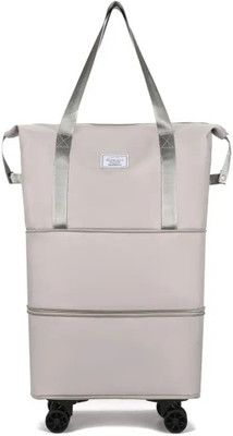 MANIYA ENTERPRISE (Expandable) Nylon Duffle Bags/Convertible Travel Luggage with Wheels/Waterproof Traveling Duffel With Wheels (Strolley)