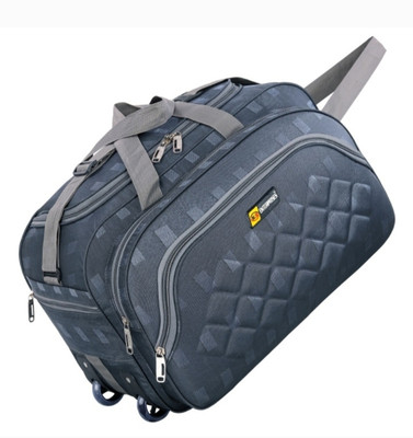 K.S ENTERPRISES (Expandable) Fabric Travel Duffel Bags for Men and Women Duffel With Wheels (Strolley)