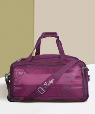 SKYBAGS Casper Duffle on Wheel Purple - 57CM - (PURPLE) Duffel Without Wheels