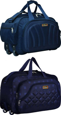 Inte Enterprises (Expandable) the super premium heavy duty lightweight luggage bag Duffel Strolly Bag Duffel With Wheels (Strolley)