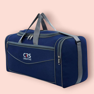 CRS CREATIVE (Expandable) Stylish Light Weight High Quality Duffel Bag/Travel Bag/Luggage Bag Duffel Without Wheels