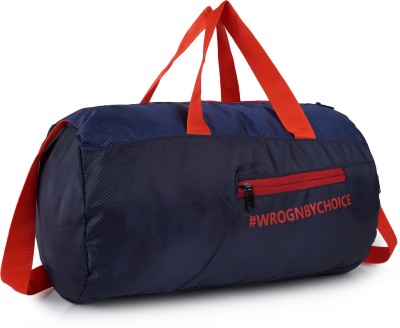 WROGN RoundFlex Sports Duffel Gym bag with Shoe Pocket Gym Duffel Bag