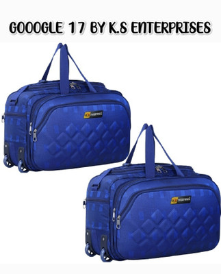 LIFE SET (Expandable) 60 L Strongley Duffel Bag - Unisex Expandable Waterproof Duffel With Wheels (Strolley)