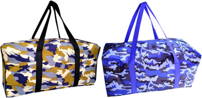 HDP Expandable Beautiful print cloth Travel Duffel Bag_Stylish_bags Duffel Without Wheels